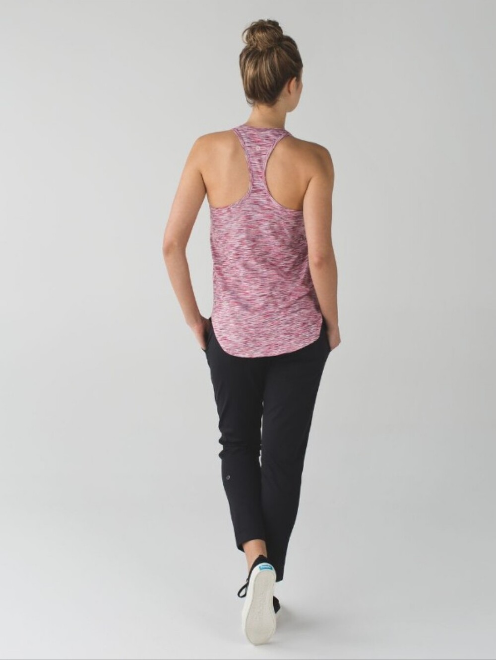lululemon athletica Yogi Racer Back III Space Dye White Minty - Picture 4 of 13